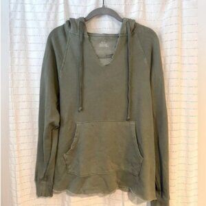 Aerie Oversized Olive Green Hoodie